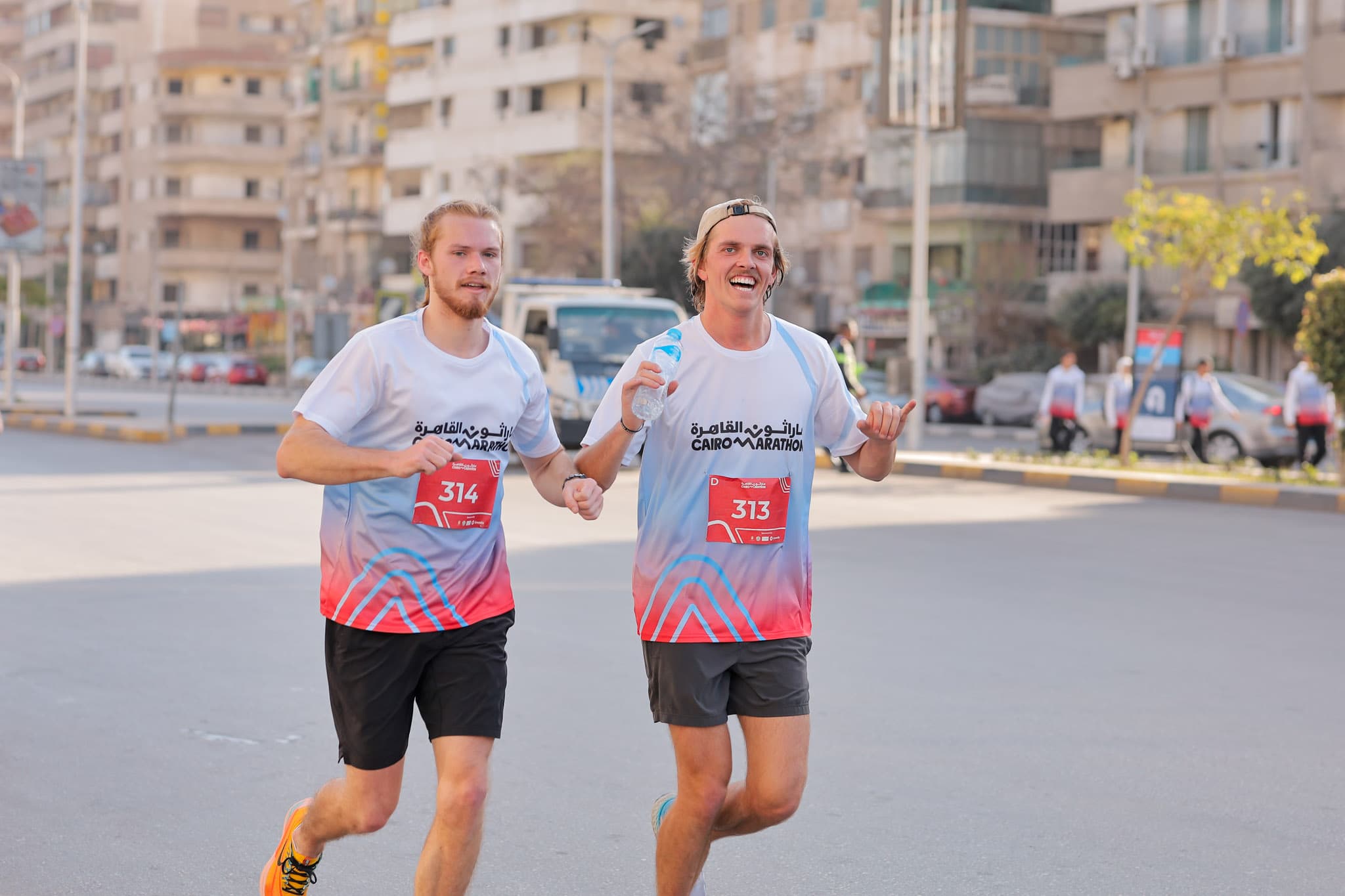 Marathon starting line